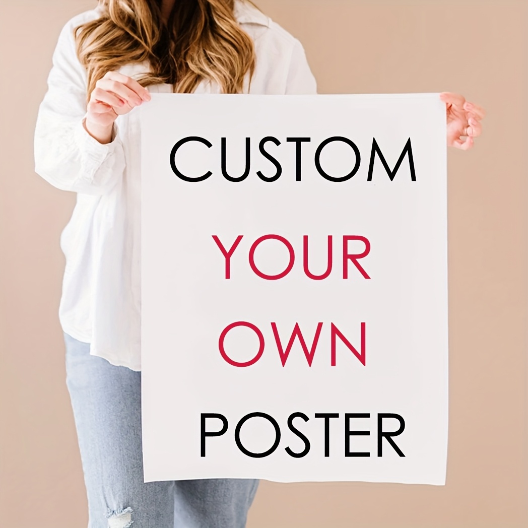 Custom Map Poster - Lukisan Kanvas Cetak Kustom Dari Foto