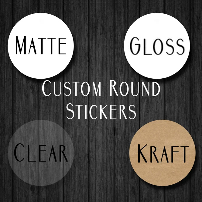 Personalised Candle Label - 100 Buah Stiker Logo Bisnis Kustom