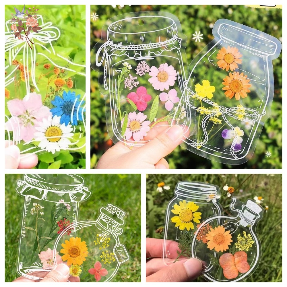 Dried Flower Bookmark - Bunga Kering Tekan Buatan Tangan Bahan