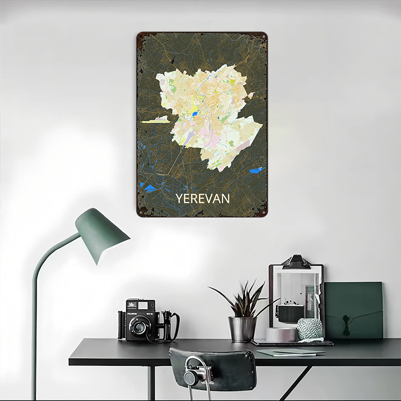 Poster Peta Kota Yerevan dari  - Custom Map Poster ulasan dan harga