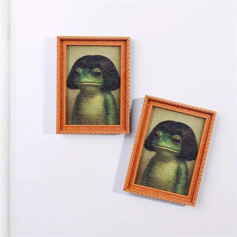 Bingkai Foto Kayu Mini Magnet  - Engraved Wood Frame ulasan dan harga