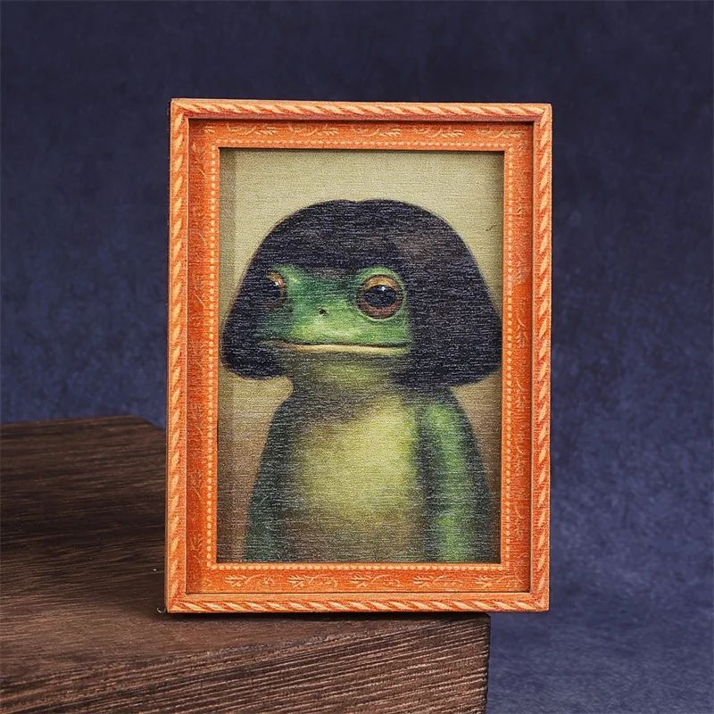 Bingkai Foto Kayu Mini Magnet  - Engraved Wood Frame ulasan dan harga