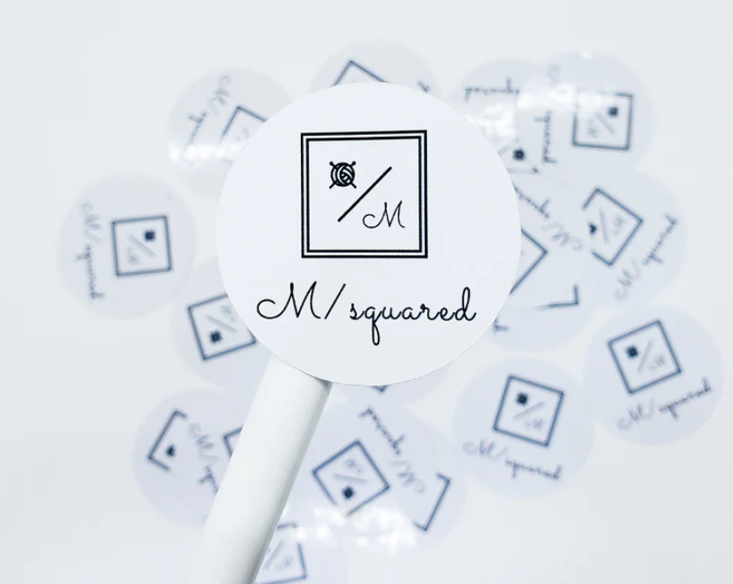 100 Buah Stiker Logo Bisnis Ku - Personalised Candle Label ulasan dan harga