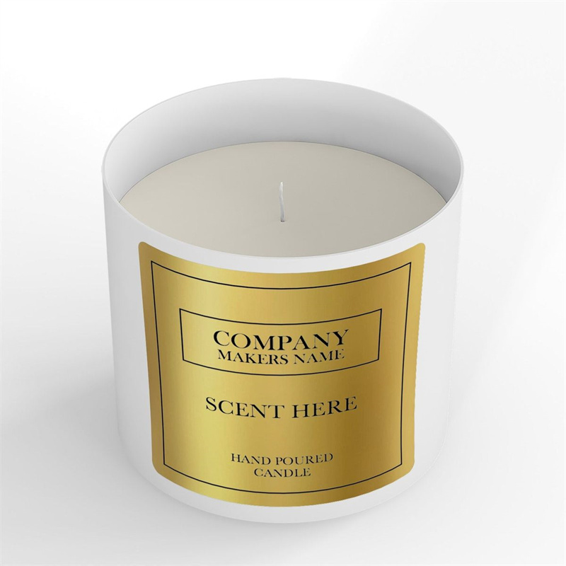 Stiker Perekat Foil Emas 3D Em - Personalised Candle Label ulasan dan harga