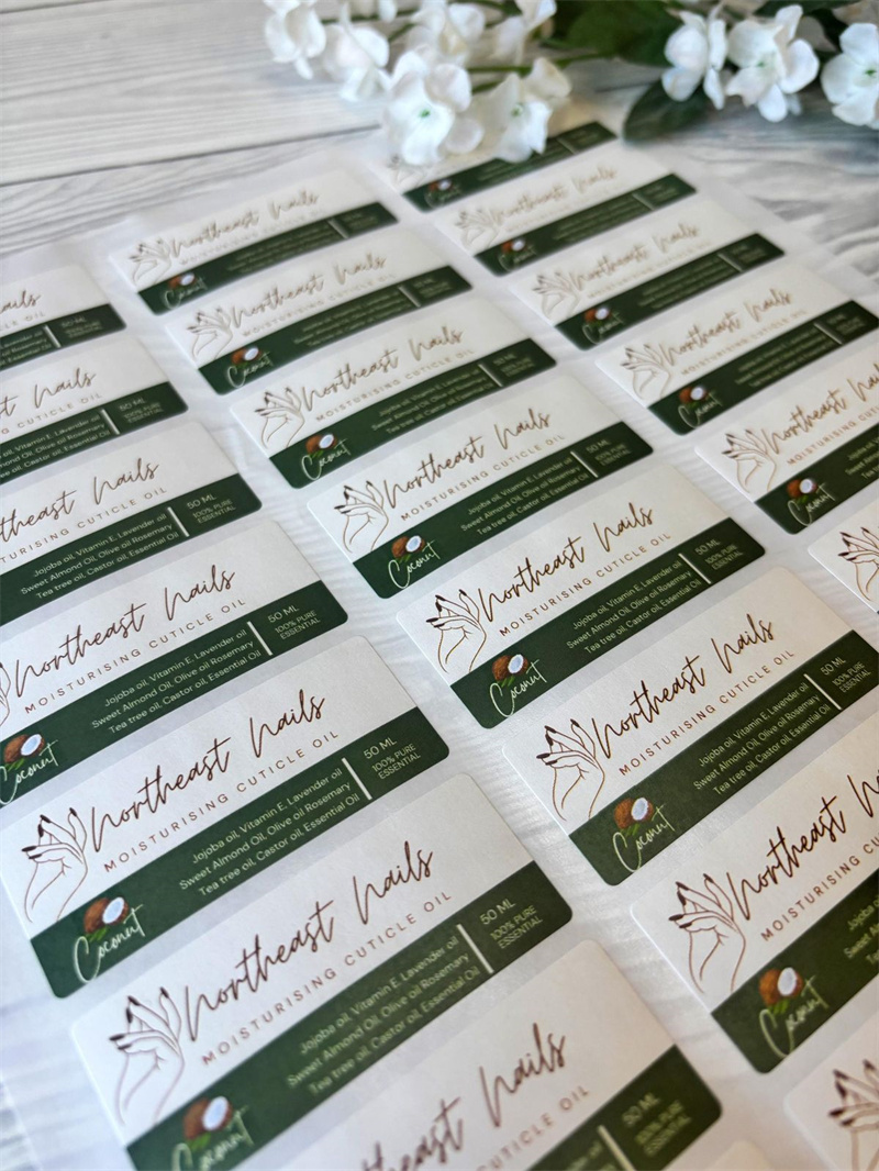 Stiker Perekat Foil Emas 3D Em - Personalised Candle Label ulasan dan harga